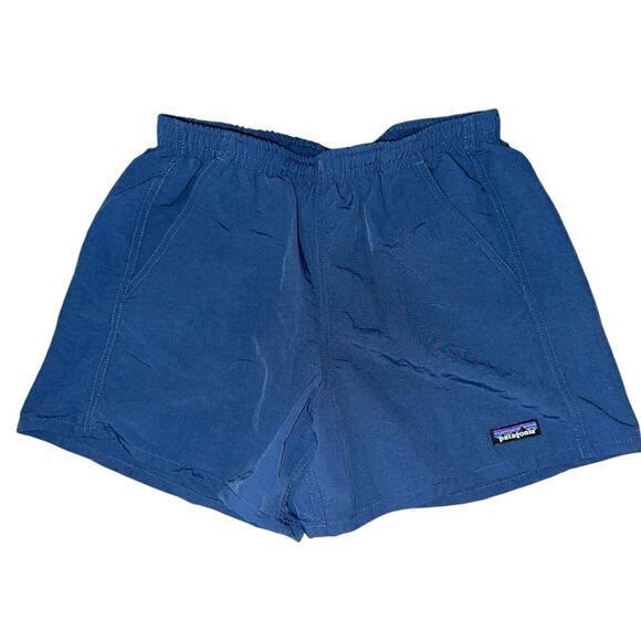 Patagonia Other - Patagonia Men’s Size S Navy Blue Outdoor Hiking Logo Casual Baggies Shorts